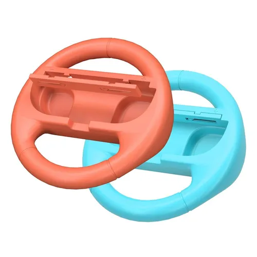 Für Nintendo Switch 2 2 Set Steering Wheel Grip für Joy-Con Controllers Rot Blau