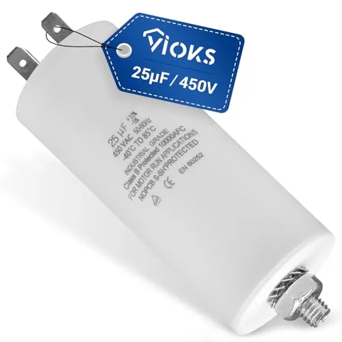 VIOKS Anlaufkondensator CBB60 Kondensator 25µF 450V von Vioks
