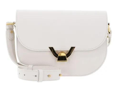 Coccinelle Dew Umhängetasche 23 cm aus hochwertigem Leder in Grau - Elegante Handtasche aus feinstem Leder, perfekt für jeden Anlass und bietet viel Platz für Ihre Essentials.