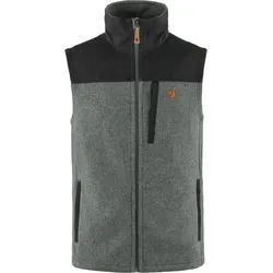 Fjällräven Buck Fleece Vest Men Grey/Melange (L) - Bequeme Fleece-Weste für Männer, ideal für Outdoor-Aktivitäten und kühle Tage, aus hochwertigem Material für besten Tragekomfort.