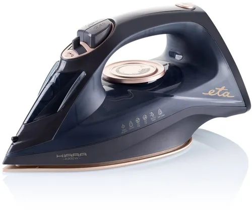 ETA Dampfbügeleisen Kiara - 2200W mit Dampfstoß - Bügeleisen mit 2200W Leistung und keramischer Bügelsohle für optimales Dampfen. Ideal für schnelles Bügeln, auch vertikal einsetzbar. Selbstreinigung und Anti-Kalk-Funktion sorgen für Langlebigkeit.