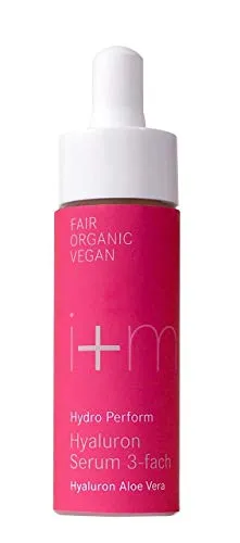 Produktbild i+m® Hyaluron Serum 3-fach 25ml · Natürliches Anti Aging BIO Gesichtsserum hochdosiert · Feuchtigkeitsserum ohne Alkohol · 3-fach Hyaluronsäure für Gesicht · Vegan