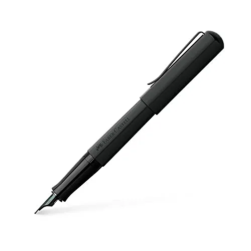Faber-Castell 150572 - Füller Hexo, Federbreite EF, schwarz matt, 1 Stück