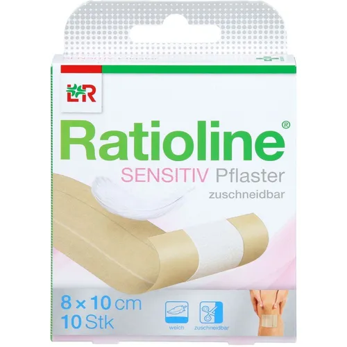 RATIOLINE sensitive Wundschnellverband 8 cmx1 m 1 St PZN01805177