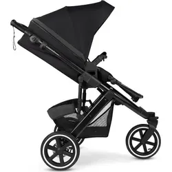 ABC Design Salsa 5 Run Sportkinderwagen inkl. Babywanne, Farbe Kinderwagen:Coal