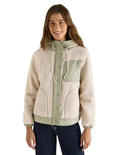 Cecil Damen Kapuzenjacke - Kuschelige Teddy-Jacke mit Kapuze für Outdoor-Aktivitäten. Ideal für kalte Tage und bietet hohen Tragekomfort.
