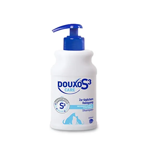 DOUXO S3 CARE Shampoo | Ultra-sanftes reinigendes Katzen-Shampoo | Hundeshampoo für empfindliche Haut | regelmäßige Anwendung Haustier-Shampoo | hypoallergenes Hundeshampoo | Douxo Shampoo für Hunde |