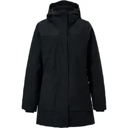 Pinewood Women's Padded Winter Parka - Größe L, Schwarz - Funktionsjacke für kalte Tage - wasserdicht und winddicht mit Kapuze; ideal für den Alltag und Outdoor-Aktivitäten.