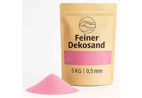 matches21 HOME & HOBBY Deko-Granulate Deko-Granulat 5 KG pink Ø 2-3 mm Vasen Glas-Füllung Streudeko, (1 St), Kleine bunte Deko-Steine als Tischdeko Hochzeitsdeko