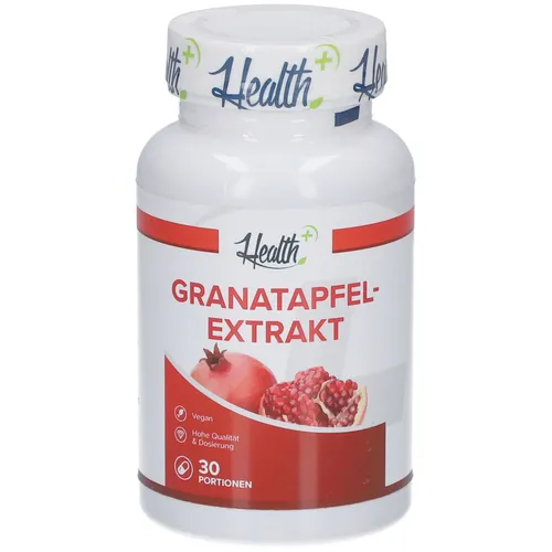 Zec+ Health+ Granatapfel-Extrakt - 60 vegane Kapseln mit 1000 mg - Multivitaminpräparate & Mineralien, starke Antioxidans mit 40% Ellagsäure für optimale Gesundheit, Made in Germany.