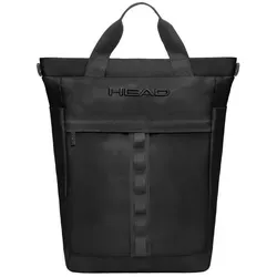 HEAD Rucksack Point Tote/Backpack Schwarz - Vielseitiger Rucksack von HEAD: als Tote-Bag oder Rucksack tragbar. Mit Laptopfach und verstellbaren Gurten. Maße ca. 30x43x15 cm, 19 Liter Volumen, aus hochwertigem, recyceltem Polyester.