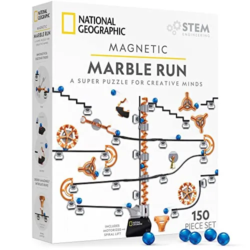 NATIONAL GEOGRAPHIC Magnetischer Murmelbahn-Set