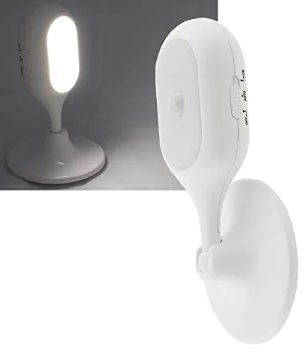 ChiliTec Wandleuchte mit Bewegungsmelder 360° Drehbar 90° Neigbar Batterie 3X AAA Dämmerungsschalter Wandhalterung Akkuleuchte mit Sensor