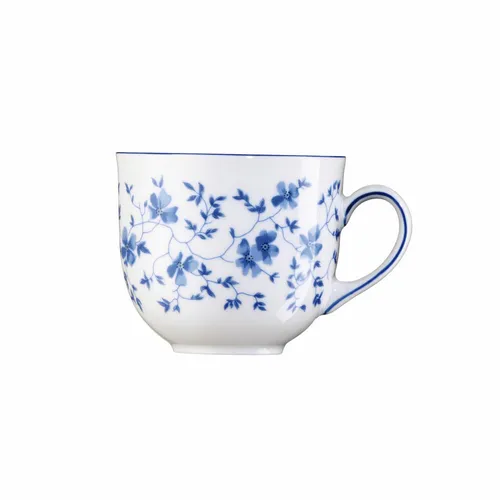 Rosenthal Form 1382 Blaublüten Kaffee Obertasse 0,21 L - Kaffeetassen & -becher, elegante Porzellan-Obertasse im Landhausstil mit 0,21 L Füllvolumen, ideal für gemütliche Kaffeepausen.