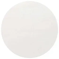 vidaXL Tischplatte Weiß Ø80x2,5 cm aus Kiefernholz in weiß von vidaXL