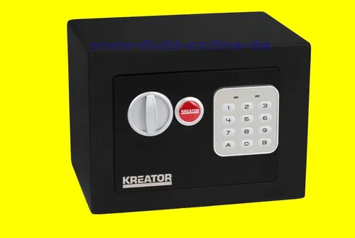 KRT692007 Mini Safe für Schmuck und Geld mit elektronischem Schloss