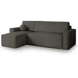 Masseno Ecksofa RAVELO P mit Schlaffunktion – Grau