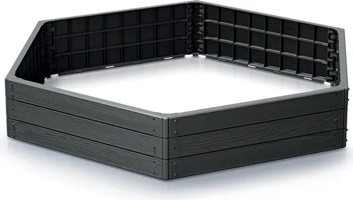 Base Woody Ibwh Puutarhapenkki 1480X1290X250Mm - Antrasiitti - Pp-Ibwh433