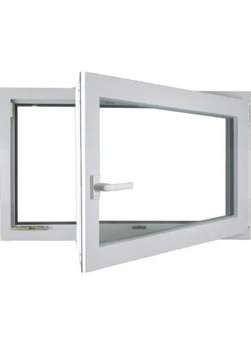 Meeth Kellerfenster 90 x 40 cm DIN rechts - 1-flügelig Dreh-Kipp in Weiß - Fenster mit optimaler Belüftung durch Dreh-Kipp-Funktion, ideal für Keller und Dachräume.