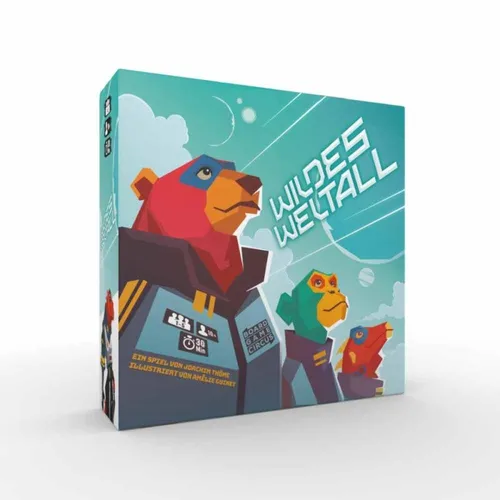 BGC19555 - Wildes Weltall, Kartenspiel für 1-5 Spieler ab 10 Jahren - Gesellschaftsspiel für 1-5 Spieler, ab 10 Jahren. Entdecke eine neue Galaxie, kombiniere clever Karten und erlebe spannende Kettenreaktionen in schnellen Partien!