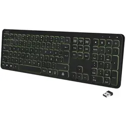 LogiLink Wireless Gaming Keyboard Black (DE) - Kabellose Gaming-Tastatur für ultimativen Komfort und Präzision