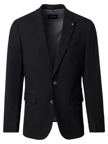 VENTI Herren Anzugsakko FORMAL Revers Schwarz 46 - Elegantes VENTI Herren Anzugsakko FORMAL mit Reverskragen. Der Polyestermix sorgt für hohen Tragekomfort und Flexibilität. Ideal für den professionellen Einsatz und besondere Anlässe.