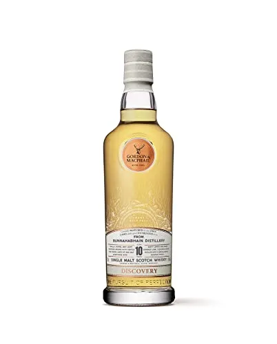 Bunnahabhain 10 Jahre - Heavily Peated - Gordon & MacPhail - Whisky der Discovery Serie, fruchtig und rauchig, ideal für Genießer und Whisky-Liebhaber, die neue Geschmackserlebnisse suchen.