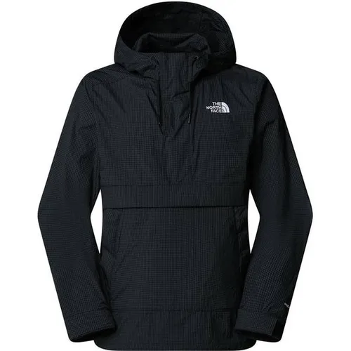 THE NORTH FACE NF0A8FMRJK31 U ERSA WIND ANORAK Jacke Unisex TNF BLACK Größe XL - Leichter Windbreaker für Herren und Damen, ideal für Outdoor-Aktivitäten. Schützt zuverlässig vor Wind und bietet hohen Tragekomfort.