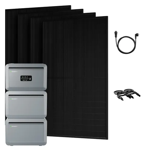 Balkonkraftwerk mit Speicher 6144Wh - Growatt NEXA 2000 & Jasolar 1760W - Powerstation mit 6144Wh Speicherkapazität, 800W Notstromversorgung und smarter Steuerung für maximalen Energieertrag und Flexibilität im Smart Home.
