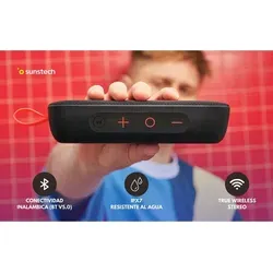 Sunstech BRICKLARGEBL Tragbarer Bluetooth-Lautsprecher