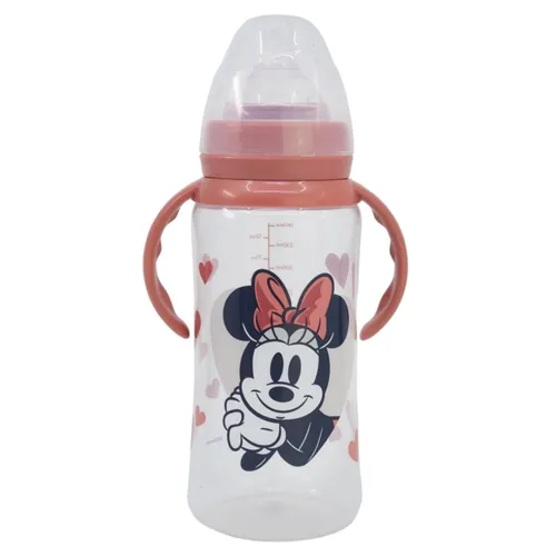 Disney Minnie Mouse Babyflasche 360 ml Silikon-Sauger mit 3 Positionen