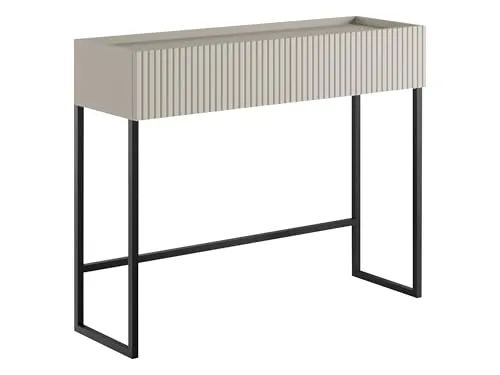 Mirjan24 Konsolentisch mit 2 Schubladen Cowilo 2SZ, Flurtisch, Eingangsbereich, Dekotisch, Konsole, Sideboard, Beistelltisch (Cashmere)