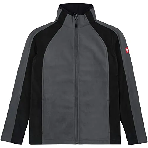 engelbert strauss Microfleece Jacke dryplexx micro anthrazit/schwarz L - Funktionsjacke für Baustelle und Alltag, leicht, atmungsaktiv und windabweisend mit hervorragender Isolierung dank dryplexx micro-Technologie.