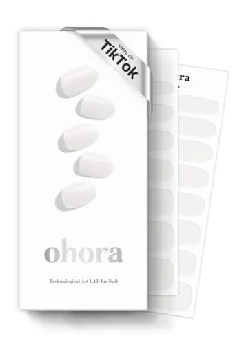 ohora Gel Nail Sticker N Clean White Nagelaufkleber Farbton NB-048 1 St.