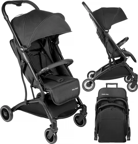Moby-System Kinderwagen leicht - Kombikinderwagen mit Babyschale und Buggy, Flugzeug- und fahrzeugtauglich, ideal für enge Passagen und einfach zu transportieren