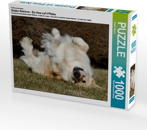 Calvendo Golden Retriever Puzzle 1000 Teile