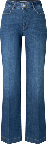 MAC Damen Jeans Wide Authentic Stretch Denim Blue W38/L34 - Jeans mit modernem Wide-Leg-Schnitt und authentischer Vintage-Optik. Hergestellt aus hochwertigem Comfort Stretch Denim für optimalen Tragekomfort und Elastizität.