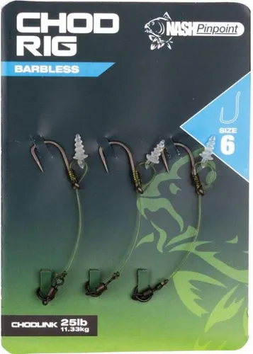 Nash Chod Rig Size 6 Barbless