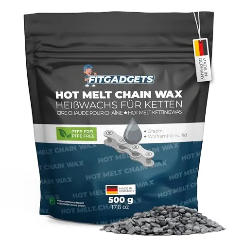 OH3 Fitgadgets Heißwachs Fahrradkettenwachs 500g Pellets