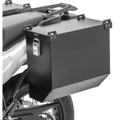 Bagtecs Koffer Motorrad Alukoffer Atlas 36l - Aluminium Seitenkoffer mit 36 Liter Volumen, ideal für Alltag und Touren. Extra stabil, wasserdicht und staubdicht für maximale Sicherheit und Langlebigkeit.
