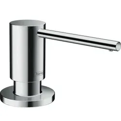 hansgrohe Spülmittelspender 40438000 Einbauversion, chrom - Seifenspender mit eleganter Einbauversion, sorgt für ein harmonisches Küchendesign und ist einfach von oben nachzufüllen.
