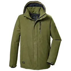 Killtec Herren Funktionsjacke GW 71 MN Jacket - Funktionsjacke für Herren in Olivgrün, ideal für Wanderungen, aus 100% Polyester, pflegeleicht und atmungsaktiv für optimalen Komfort.