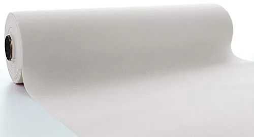 Sovie HOME Tischläufer in Pebble Stone aus Linclass Airlaid, 40 cm x 4,80 m, 1 Stück, alle 30 cm perforiert, hochwertig,, praktisch