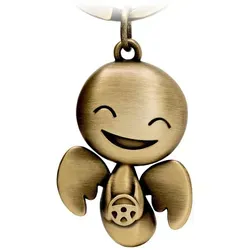 FABACH Schlüsselanhänger Schutzengel Happy mit Lenkrad von FABACH