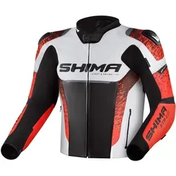 SHIMA STR 2.0 Motorrad Jacke Herren mit Protektoren in rot von Shima