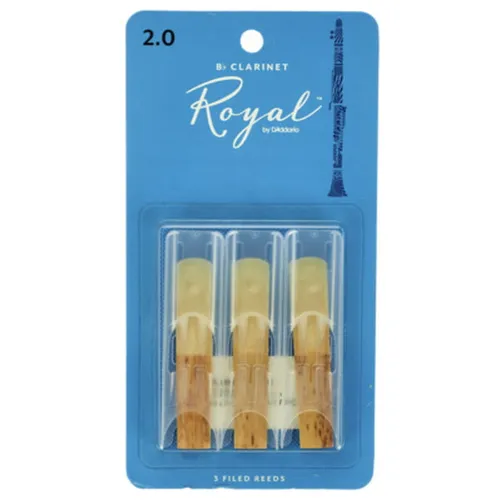 DAddario Woodwinds Royal Bb-Clarinet 2.0 3-Pack