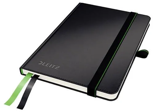 Leitz 44800095 Notizbuch liniert Schwarz Anzahl der Blätter: 80 DIN A6