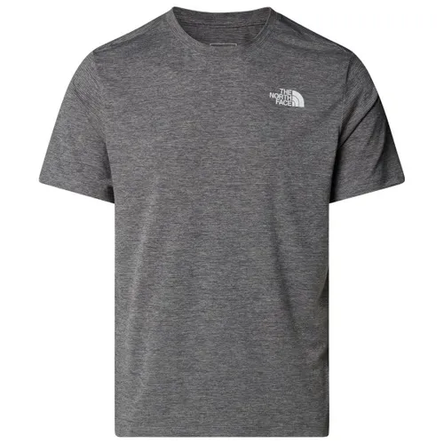 The North Face 24/7 S/S Tee Reg - Grau Funktionsshirt Gr. S - Funktionsshirt in Grau für sportliche Aktivitäten und Freizeit, ideal für Workout und Wandern. Hergestellt aus 100% Polyester für besten Tragekomfort.