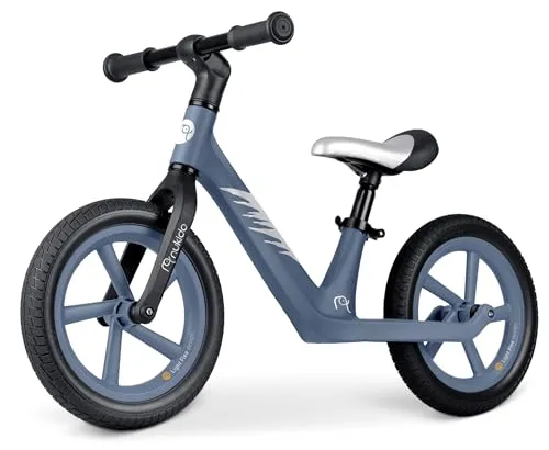 Nukido Laufrad Ab 2 Jahre Sattel Höhenverstellbar Balance Fahrrad Für Jungen Mädchen Ultraleicht 2,8 kg Kinderlaufrad Dunkelblau