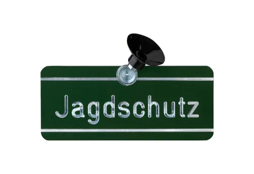 Dr. Gmünder Hinweisschild Autoschild Jagdschutz